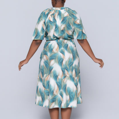 Sleeveless Printed Summer Dress