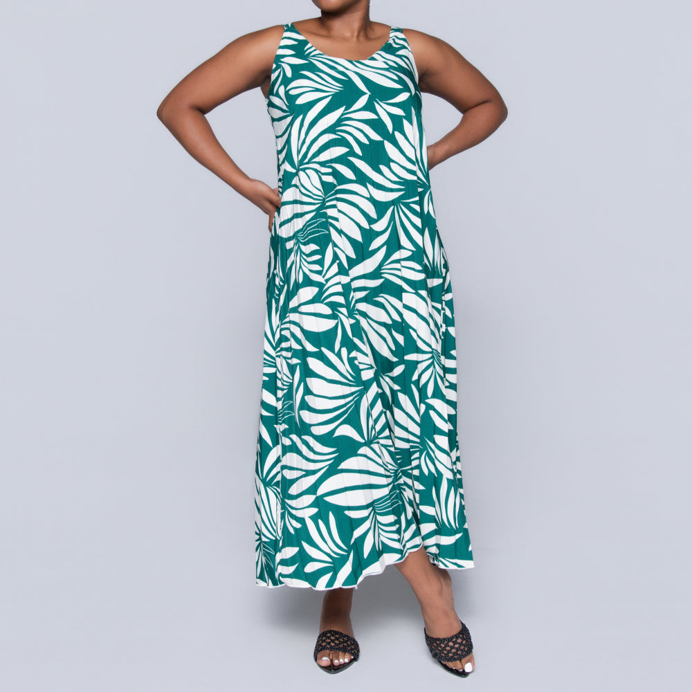 Emerald Tiered Dress