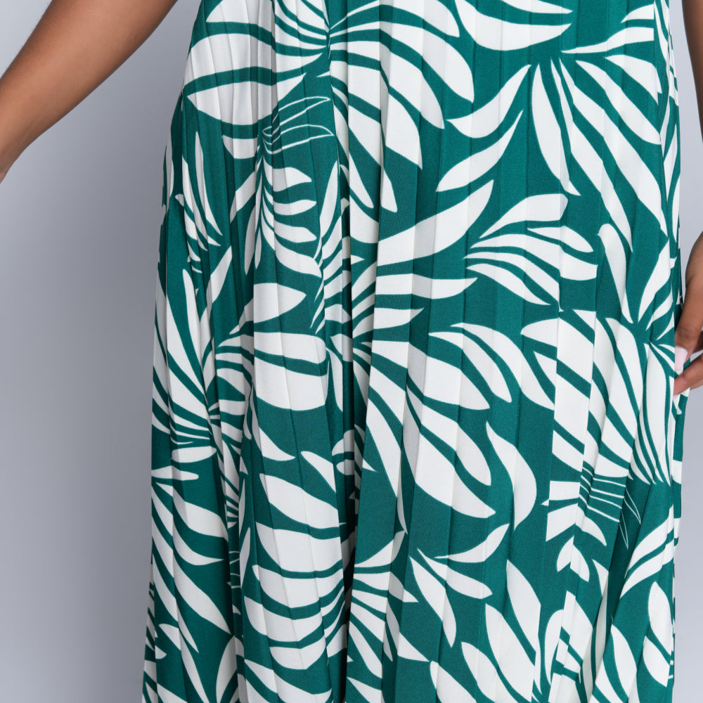 Emerald Tiered Dress