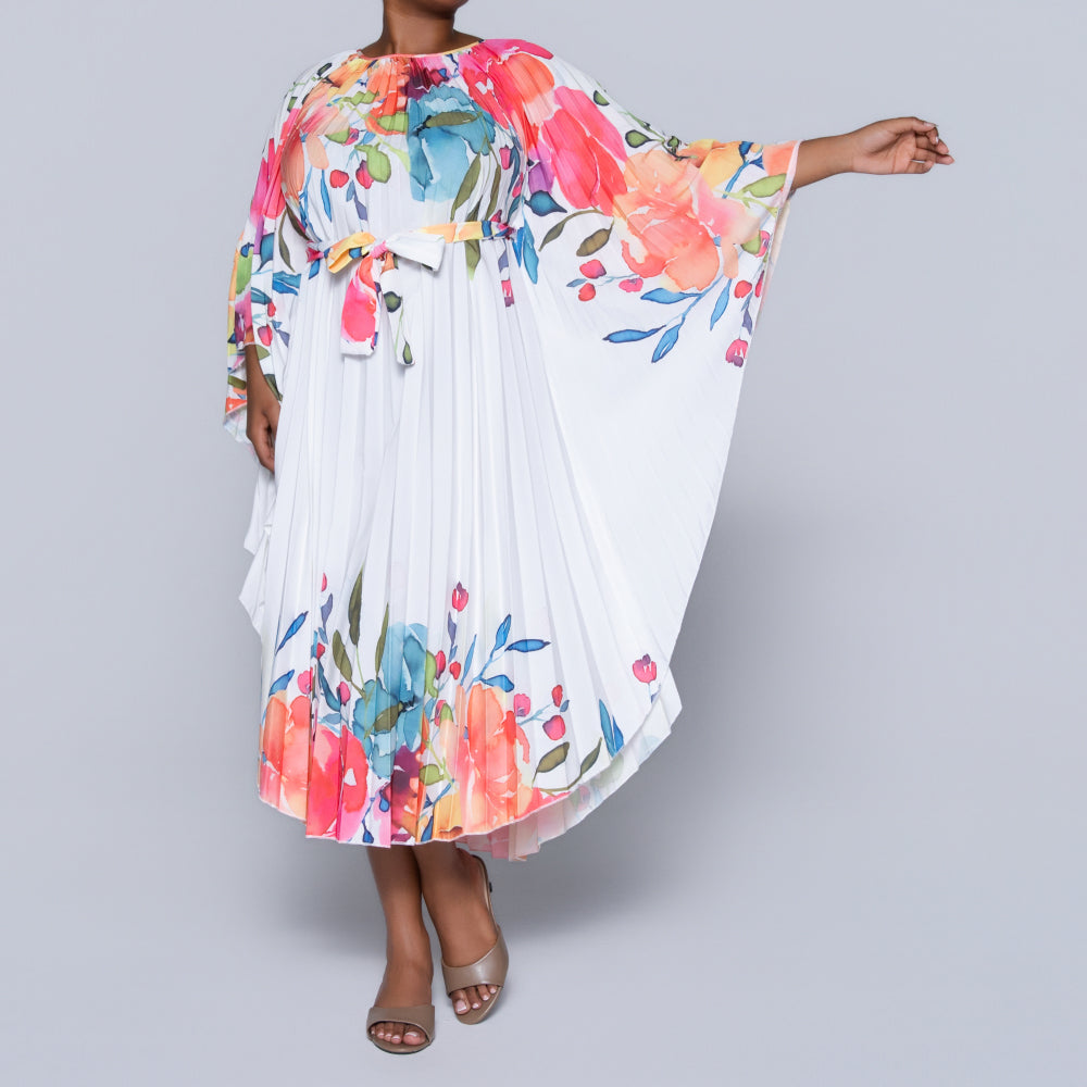 Printed Pleated Tunic