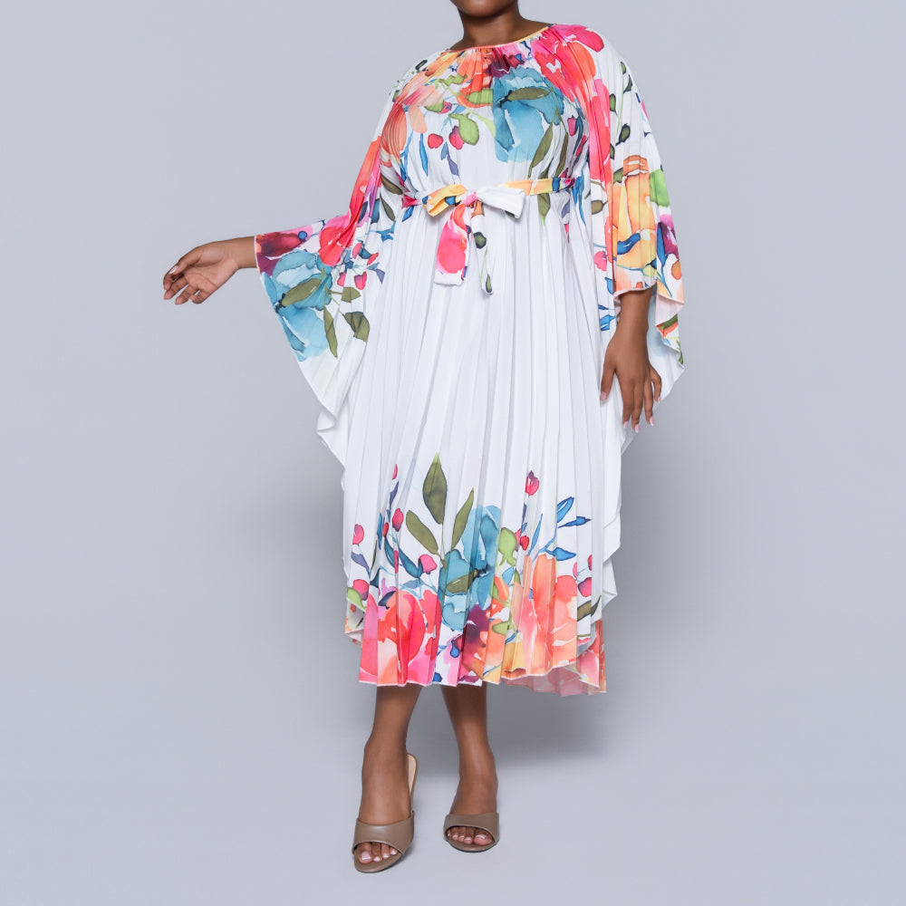 Printed Pleated Tunic