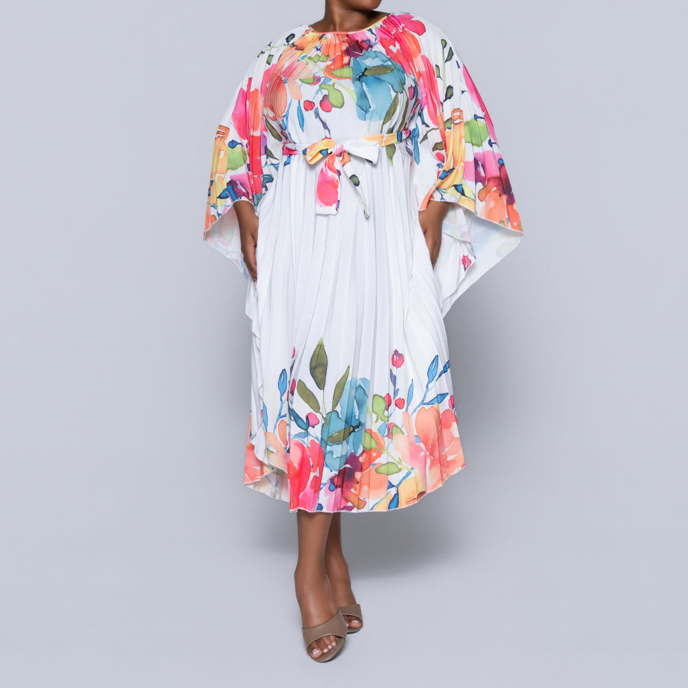 Printed Pleated Tunic