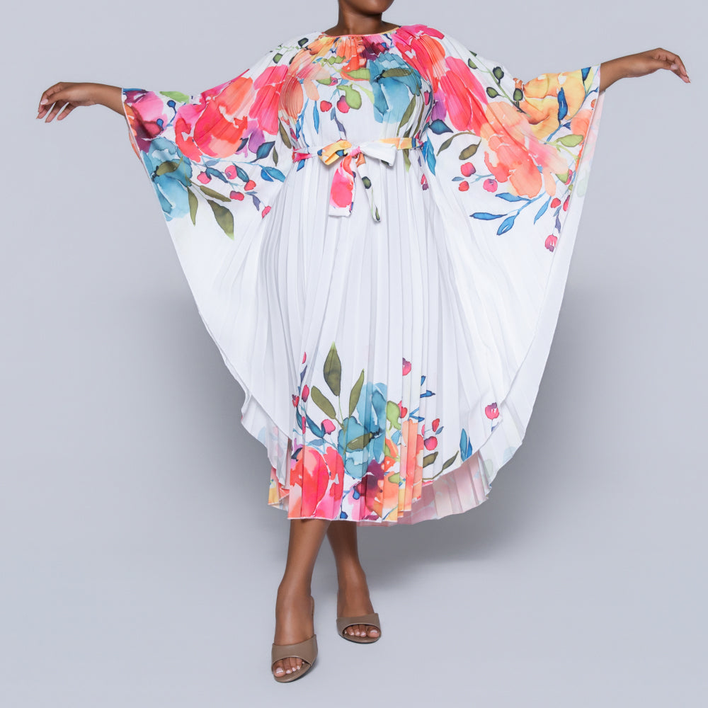 Printed Pleated Tunic