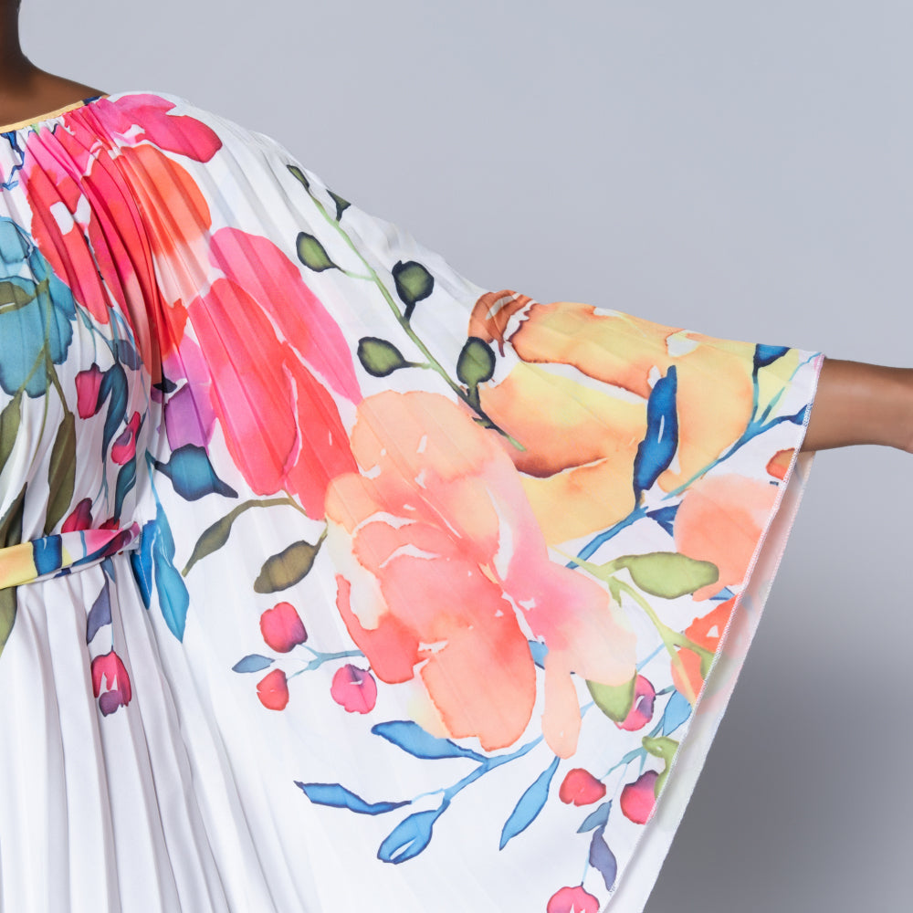 Printed Pleated Tunic