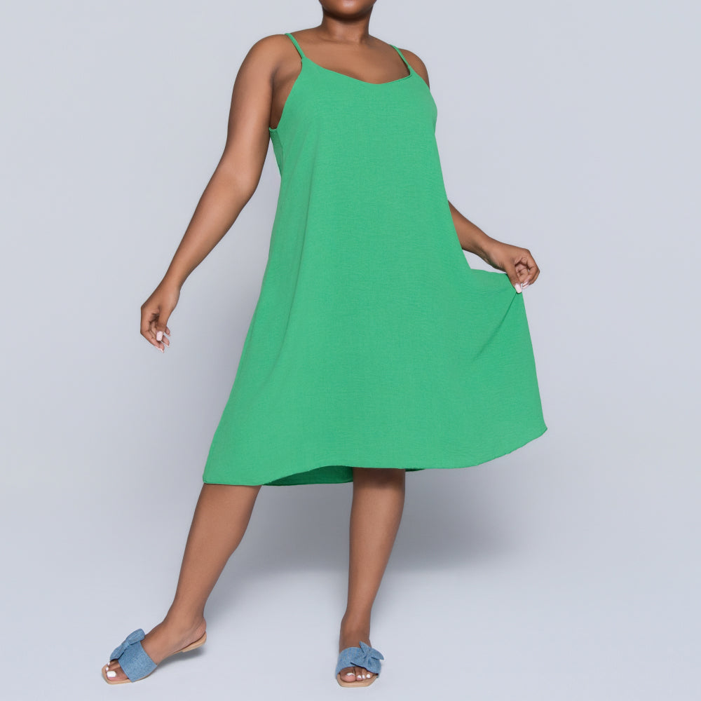 Emerald Airflow Strappy Dress