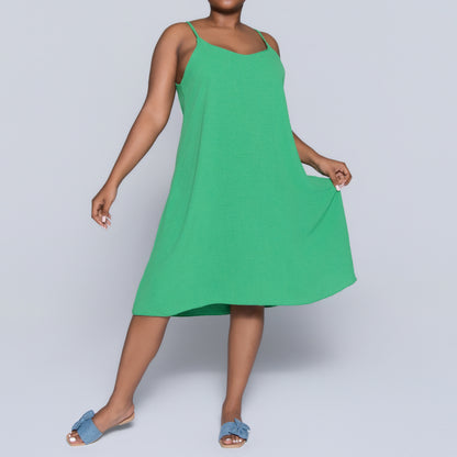 Emerald Airflow Strappy Dress