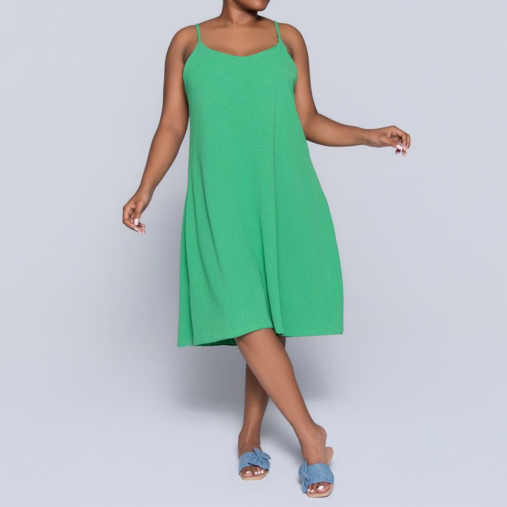 Emerald Airflow Strappy Dress