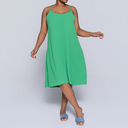 Emerald Airflow Strappy Dress