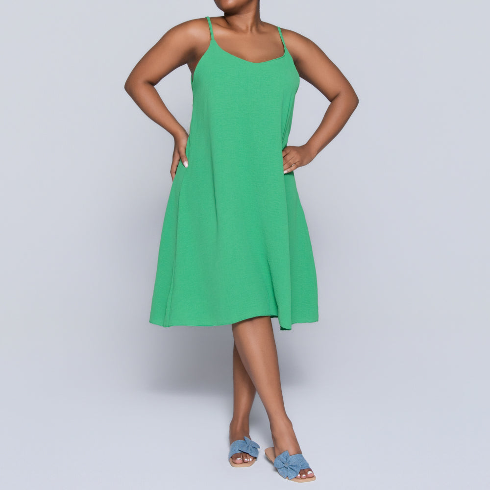 Emerald Airflow Strappy Dress