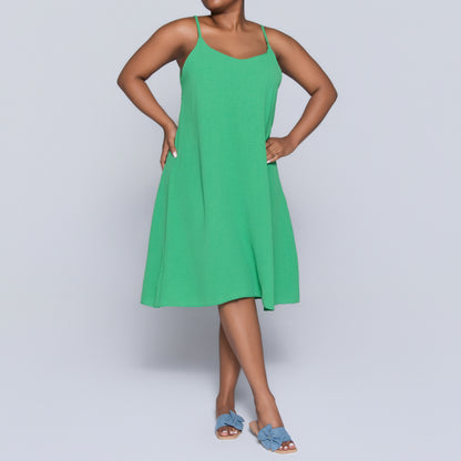 Emerald Airflow Strappy Dress