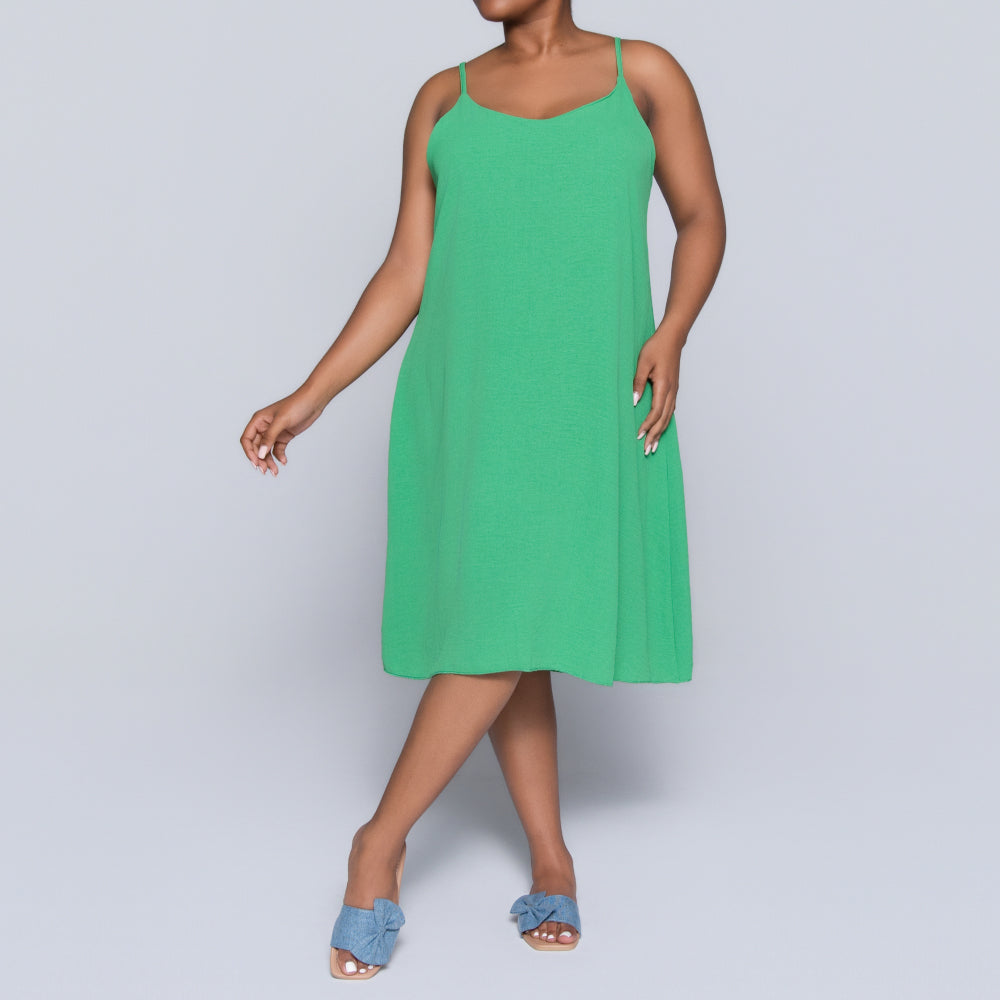Emerald Airflow Strappy Dress