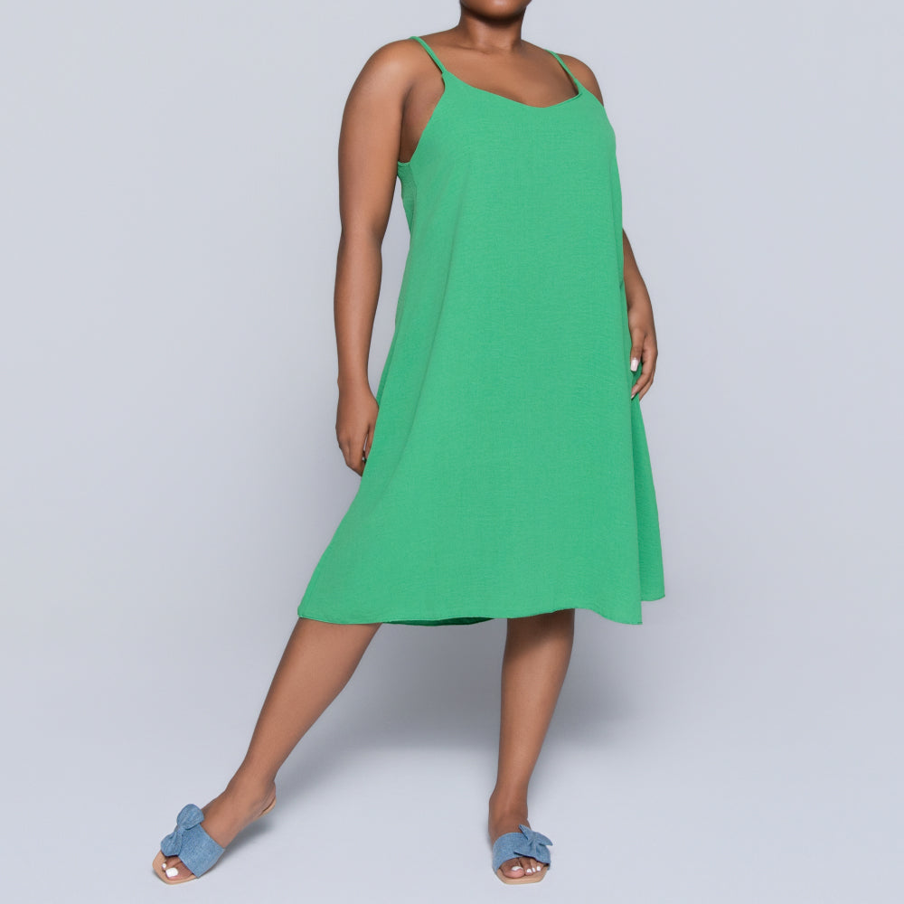 Emerald Airflow Strappy Dress