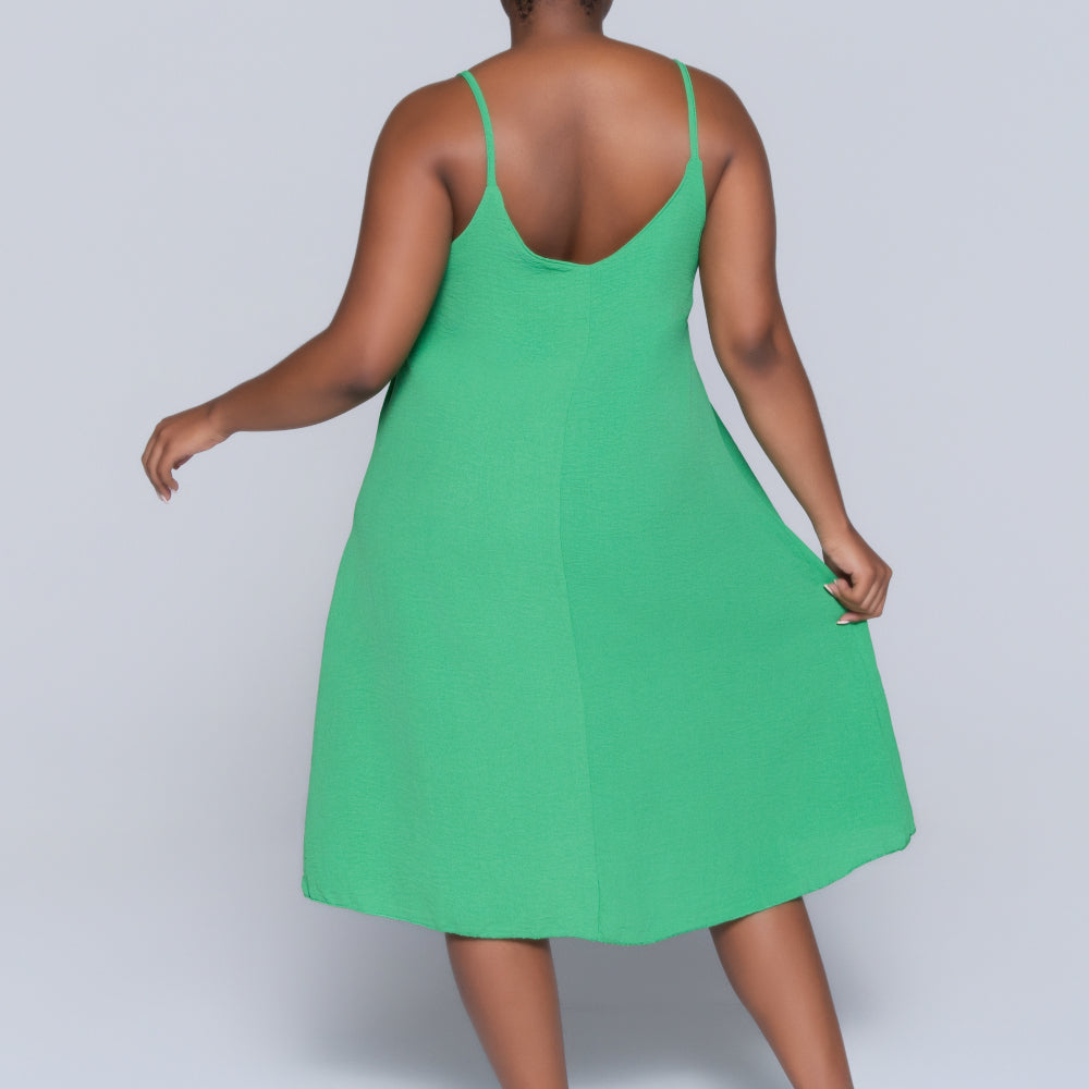 Emerald Airflow Strappy Dress