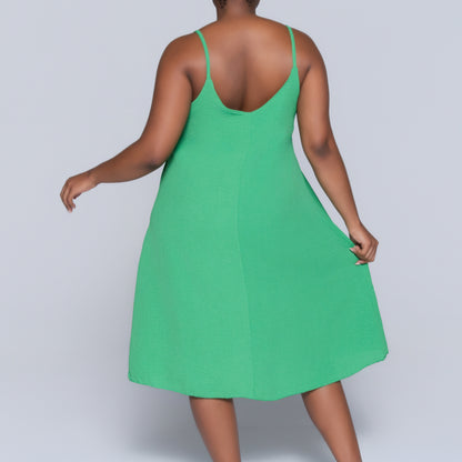Emerald Airflow Strappy Dress