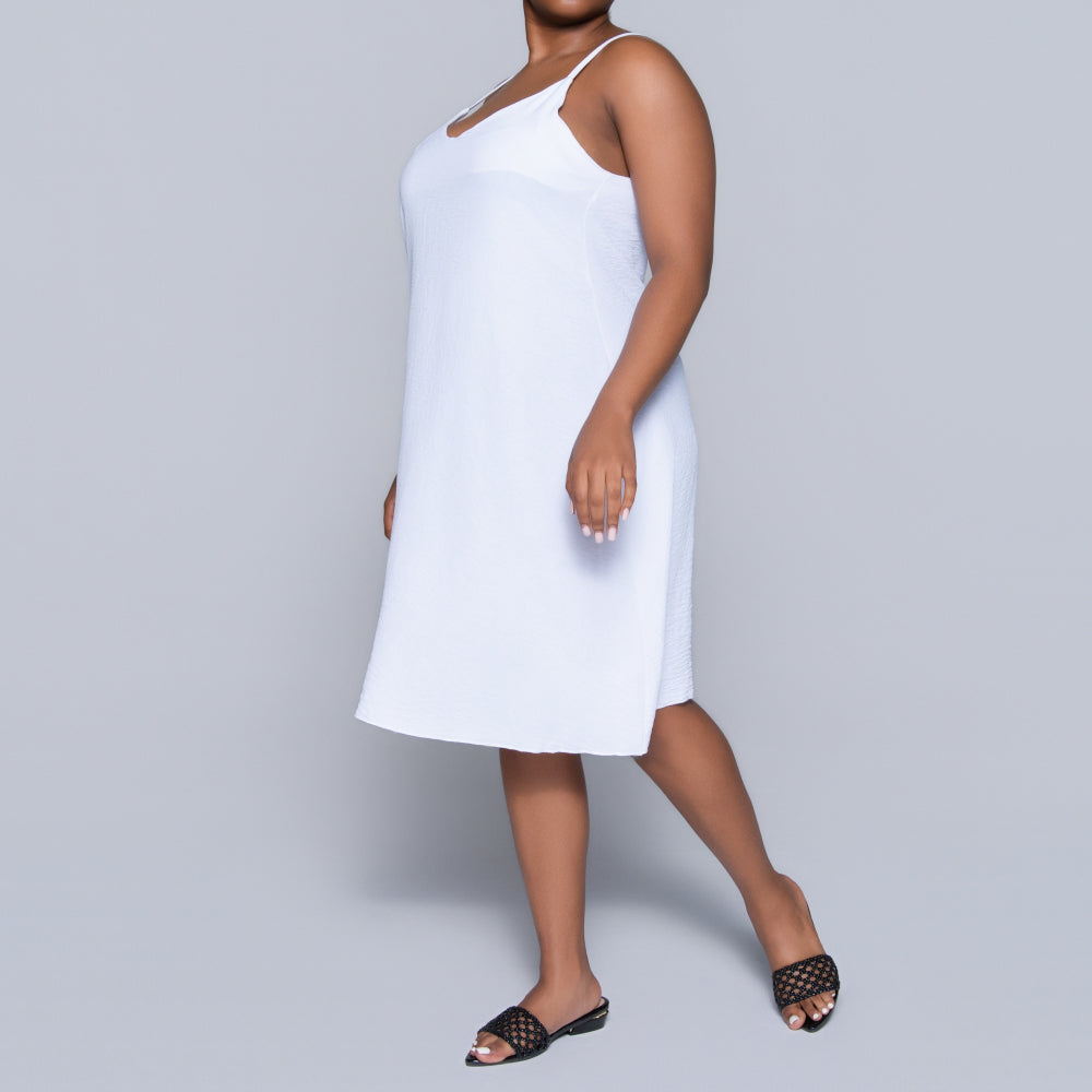 White Airflow Strappy Dress
