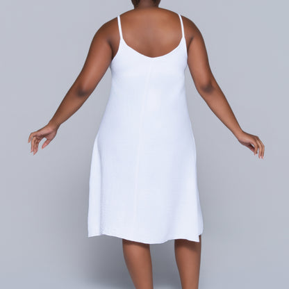 White Airflow Strappy Dress