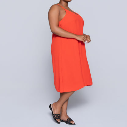 Terracotta Airflow Strappy Dress