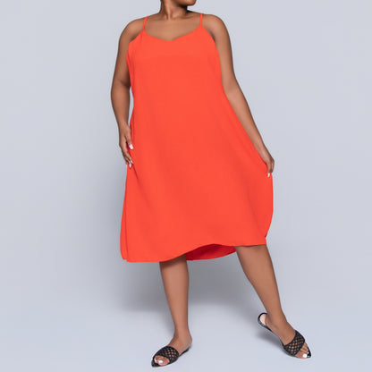 Terracotta Airflow Strappy Dress