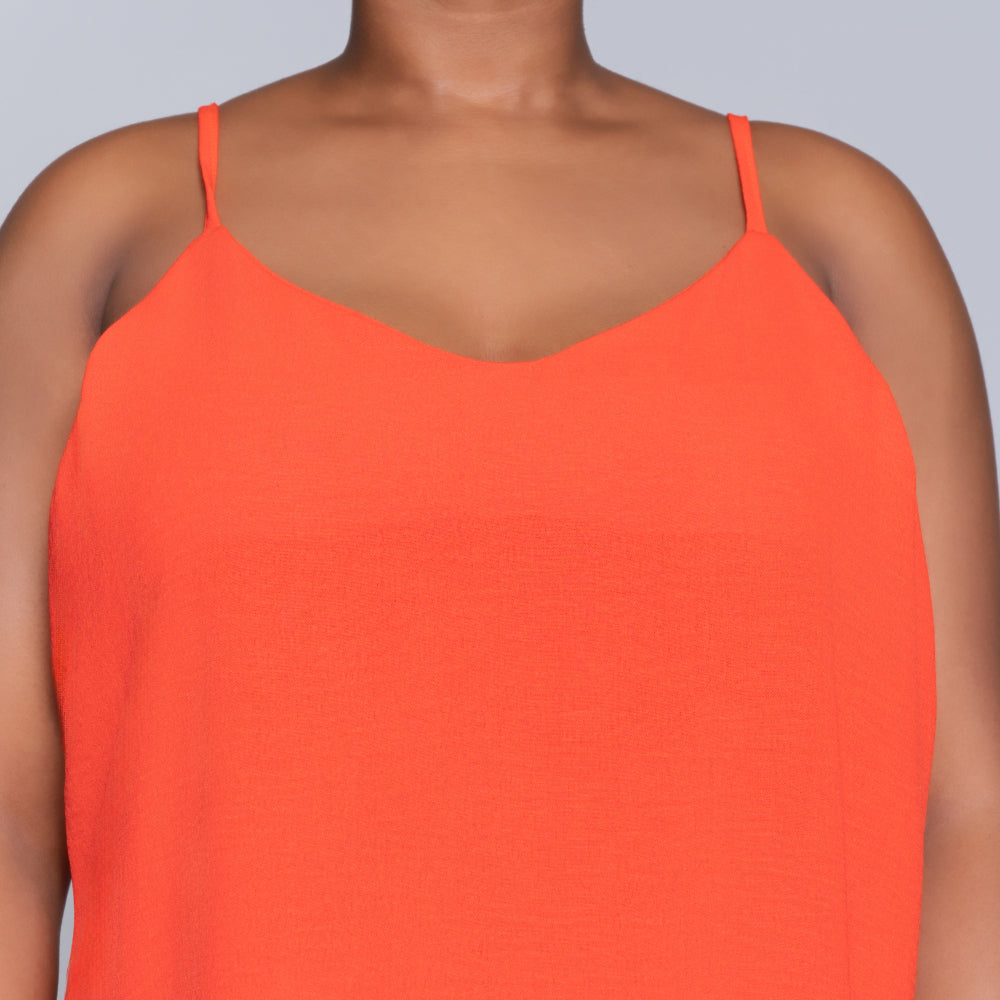 Terracotta Airflow Strappy Dress