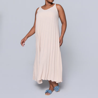 Stone Airflow Pleated Dress