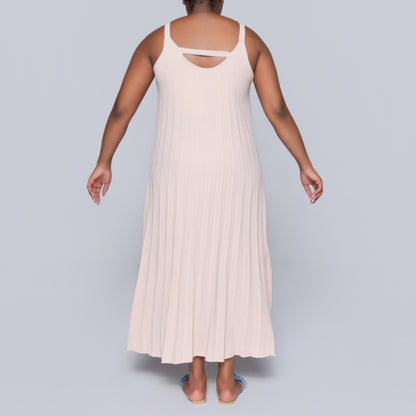 Stone Airflow Pleated Dress