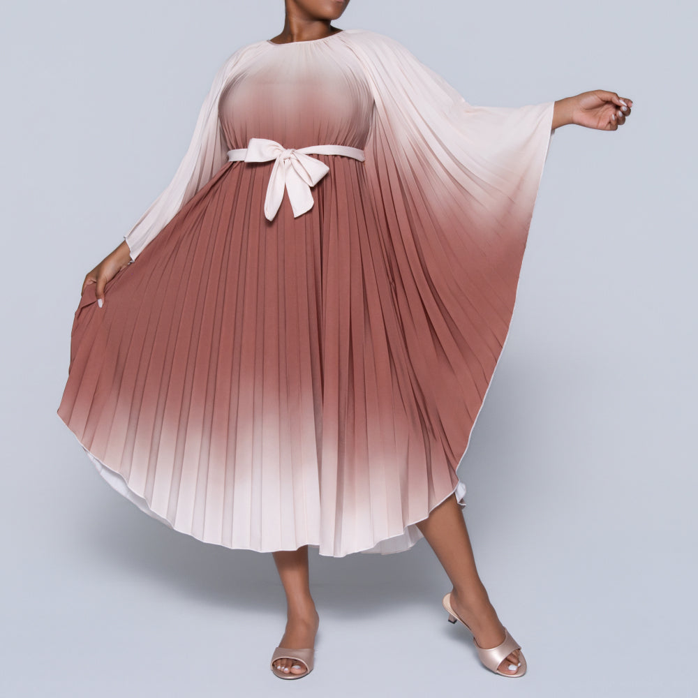 Tie-Dye Pleated Tunic