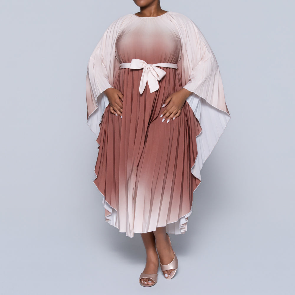 Tie-Dye Pleated Tunic