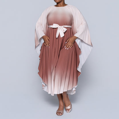 Tie-Dye Pleated Tunic