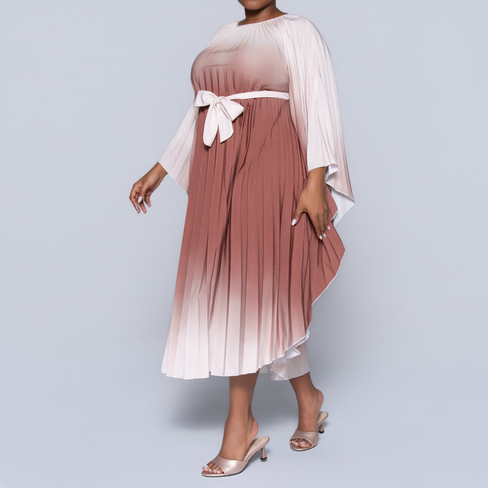 Tie-Dye Pleated Tunic