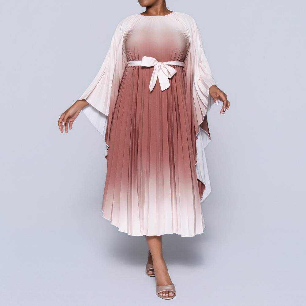 Tie-Dye Pleated Tunic