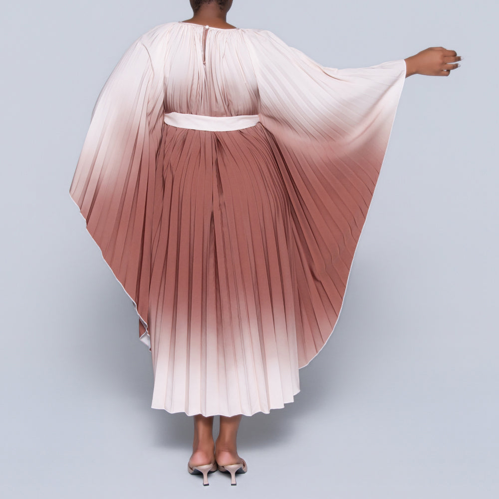 Tie-Dye Pleated Tunic