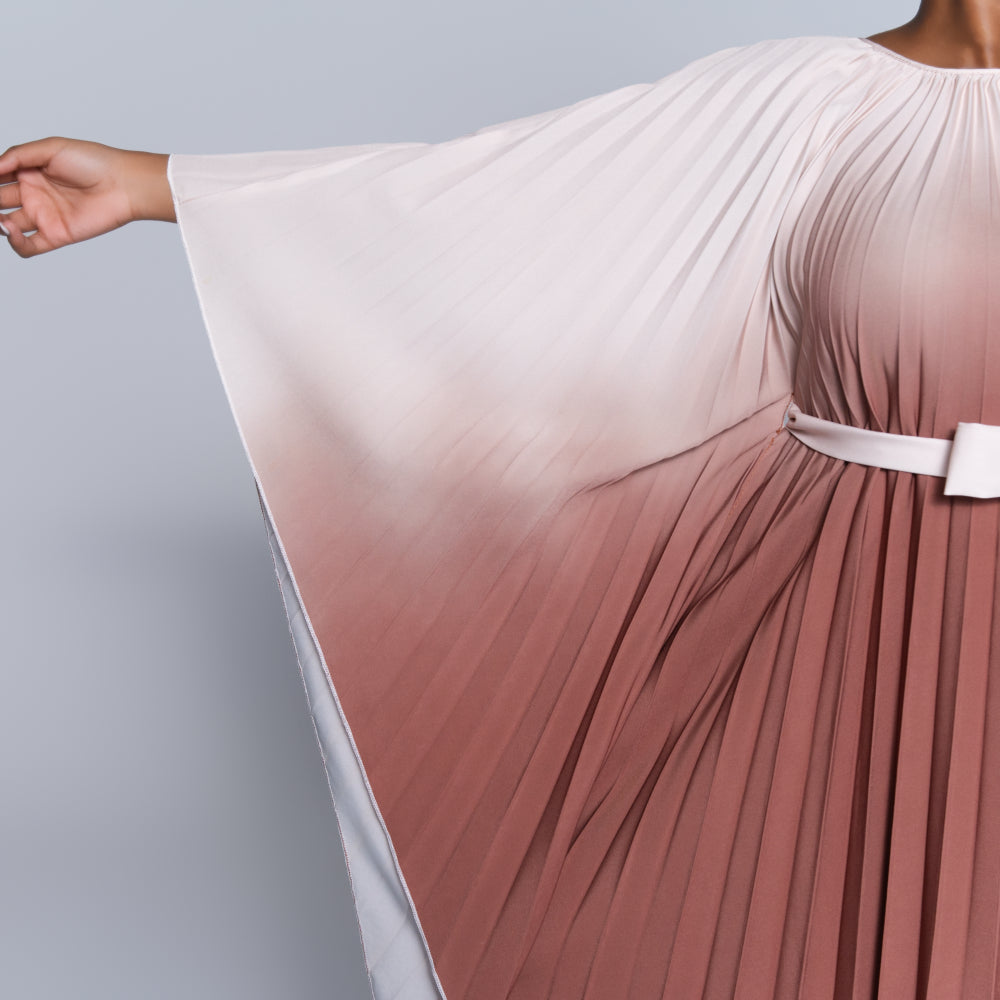 Tie-Dye Pleated Tunic