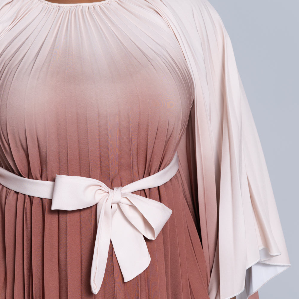 Tie-Dye Pleated Tunic