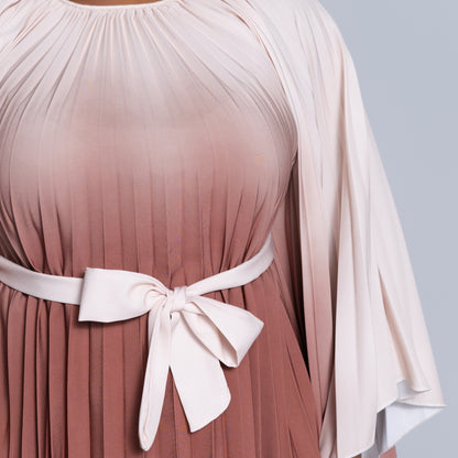 Tie-Dye Pleated Tunic