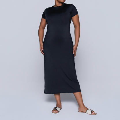 Black Short Sleeve Dress