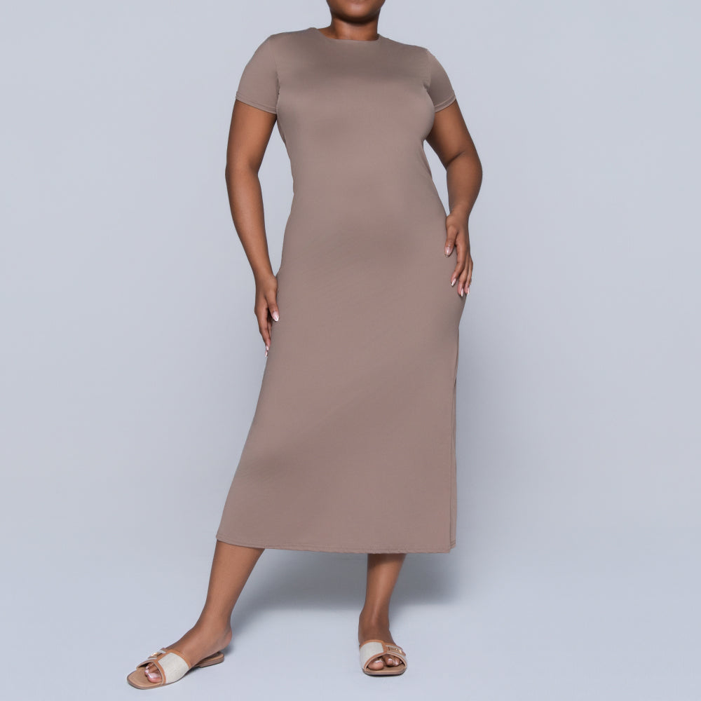 Mocca Short Sleeve Dress