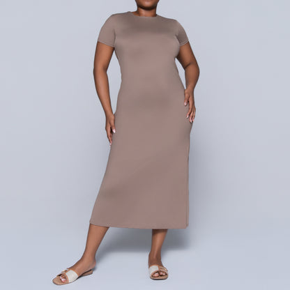 Mocca Short Sleeve Dress