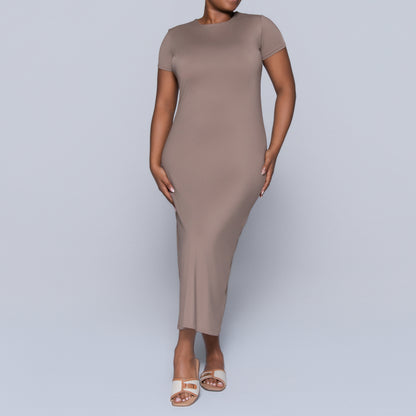 Mocca Short Sleeve Dress