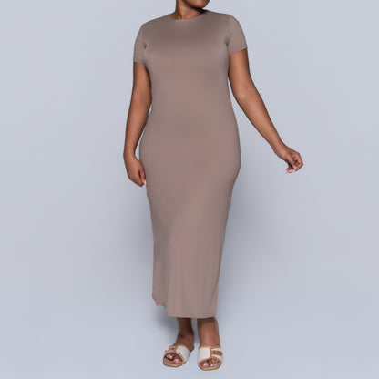 Mocca Short Sleeve Dress