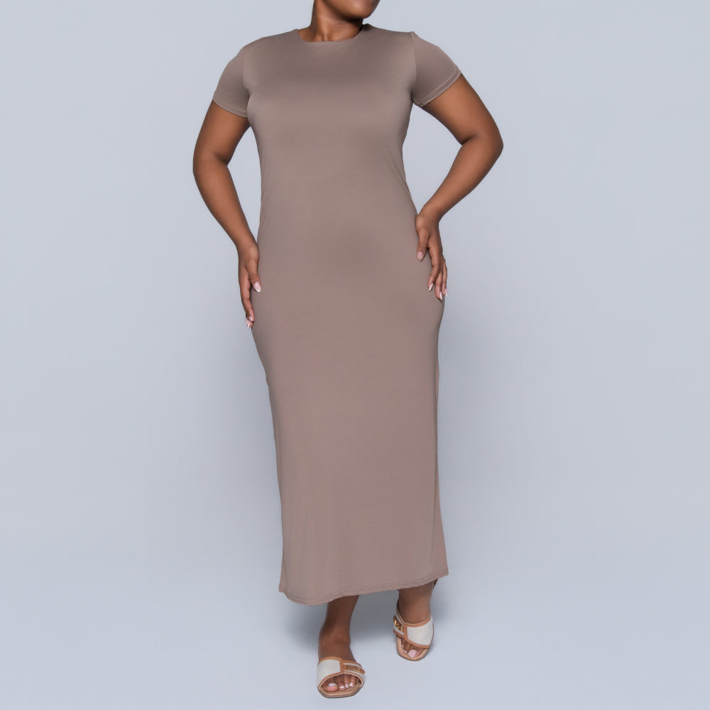 Mocca Short Sleeve Dress
