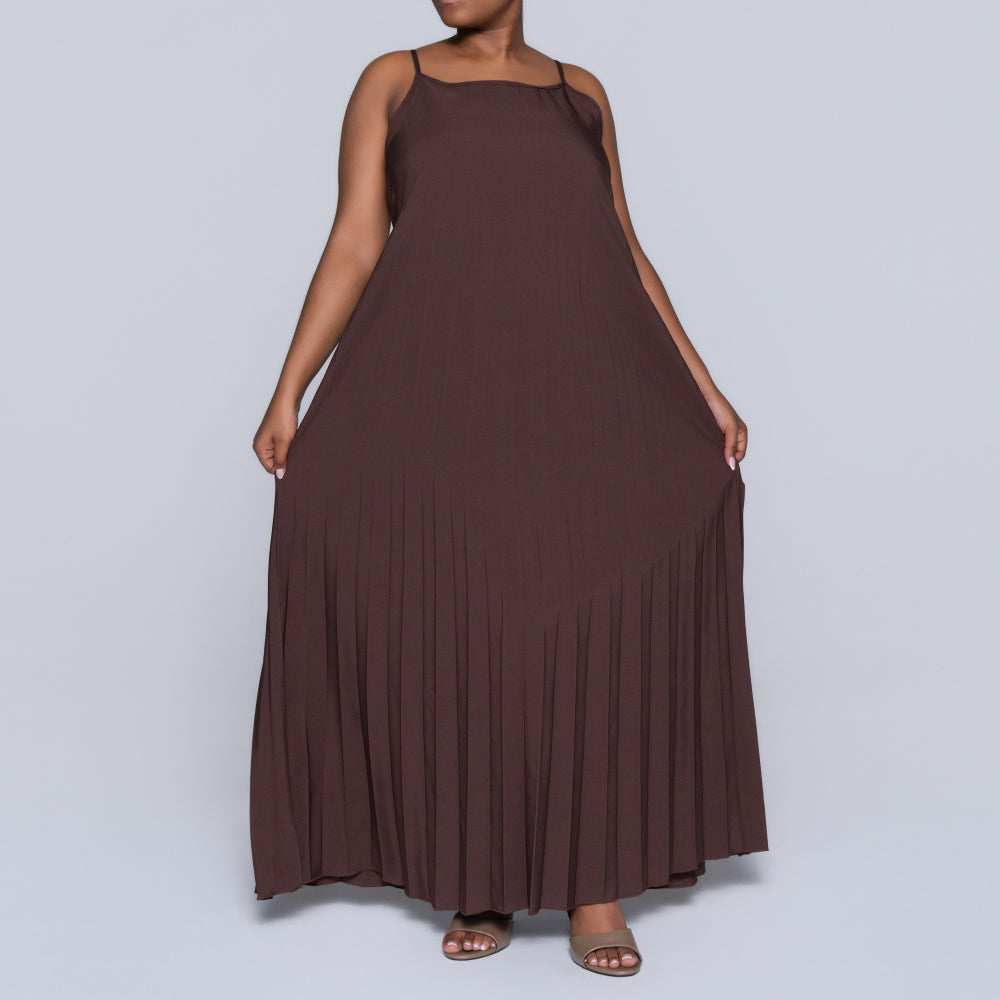 Chocolate Strappy Dress