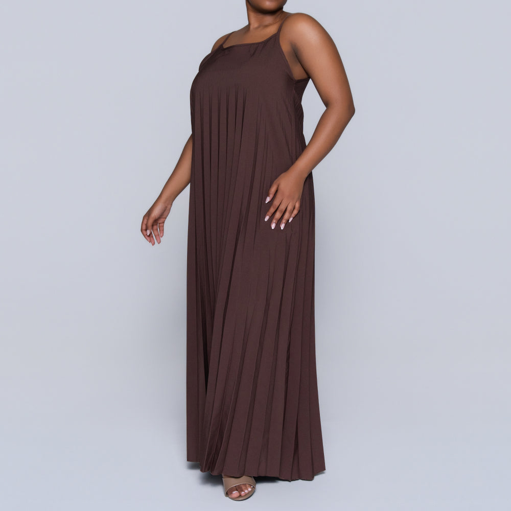 Chocolate Strappy Dress