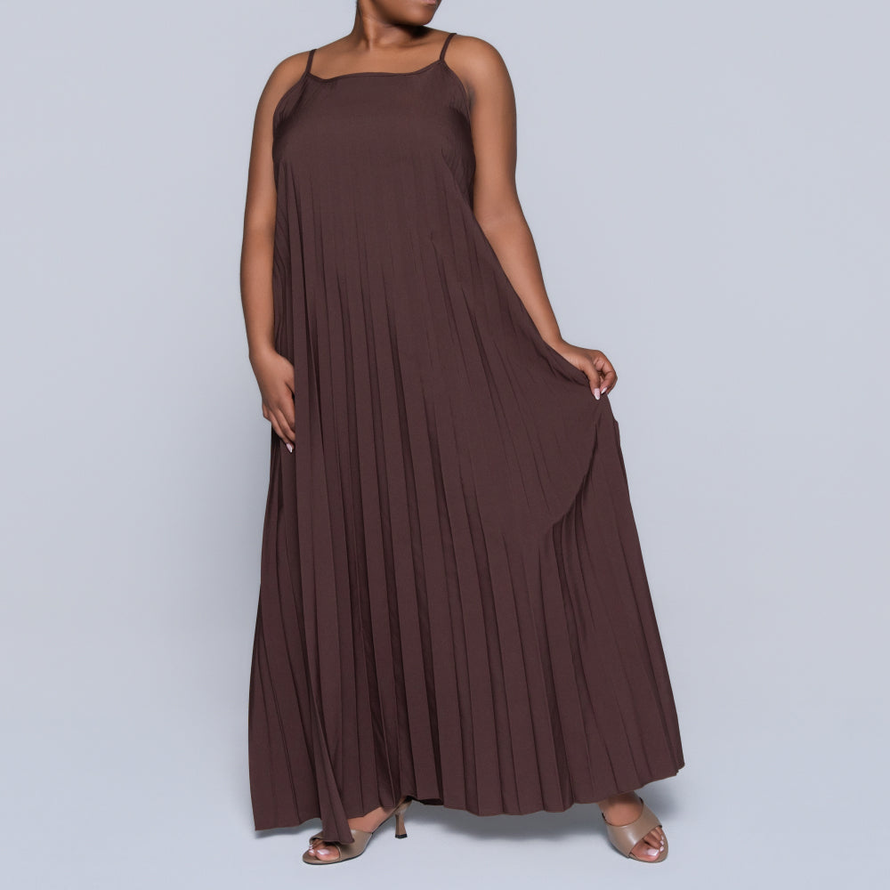 Chocolate Strappy Dress