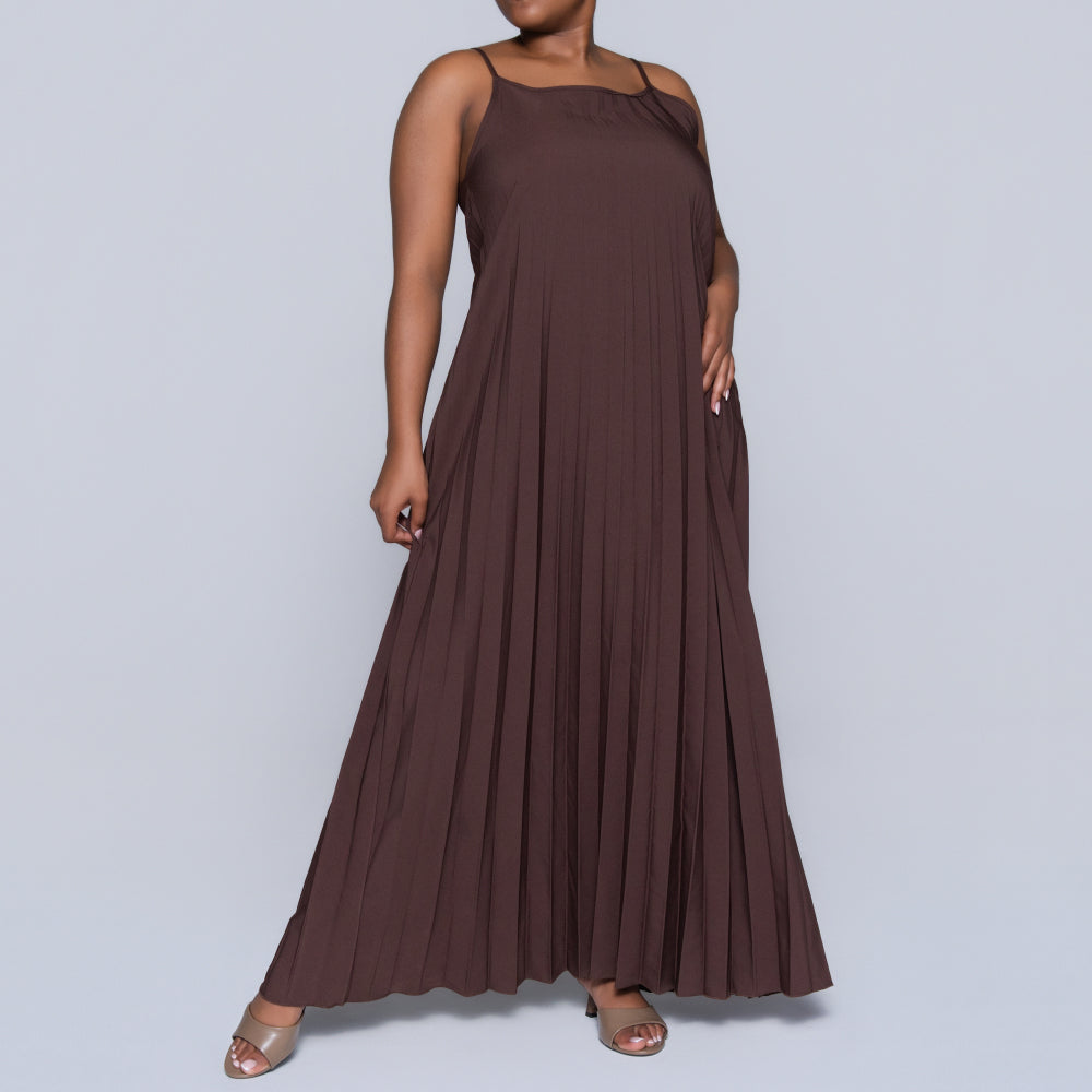 Chocolate Strappy Dress