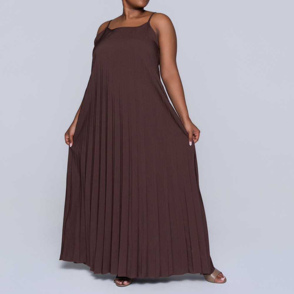 Chocolate Strappy Dress