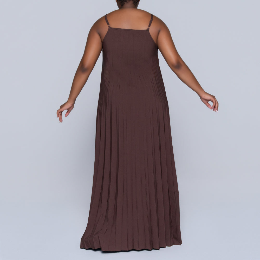 Chocolate Strappy Dress