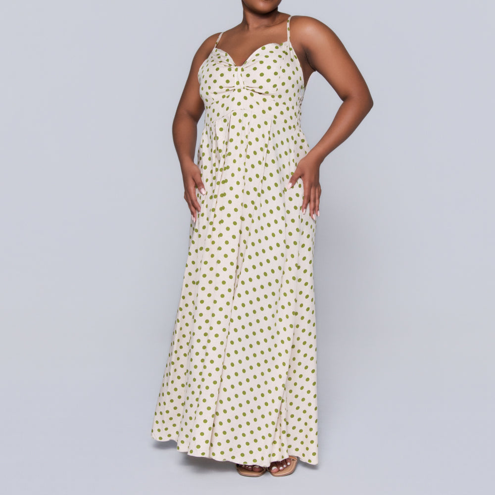 Printed Strappy Viscose Dress