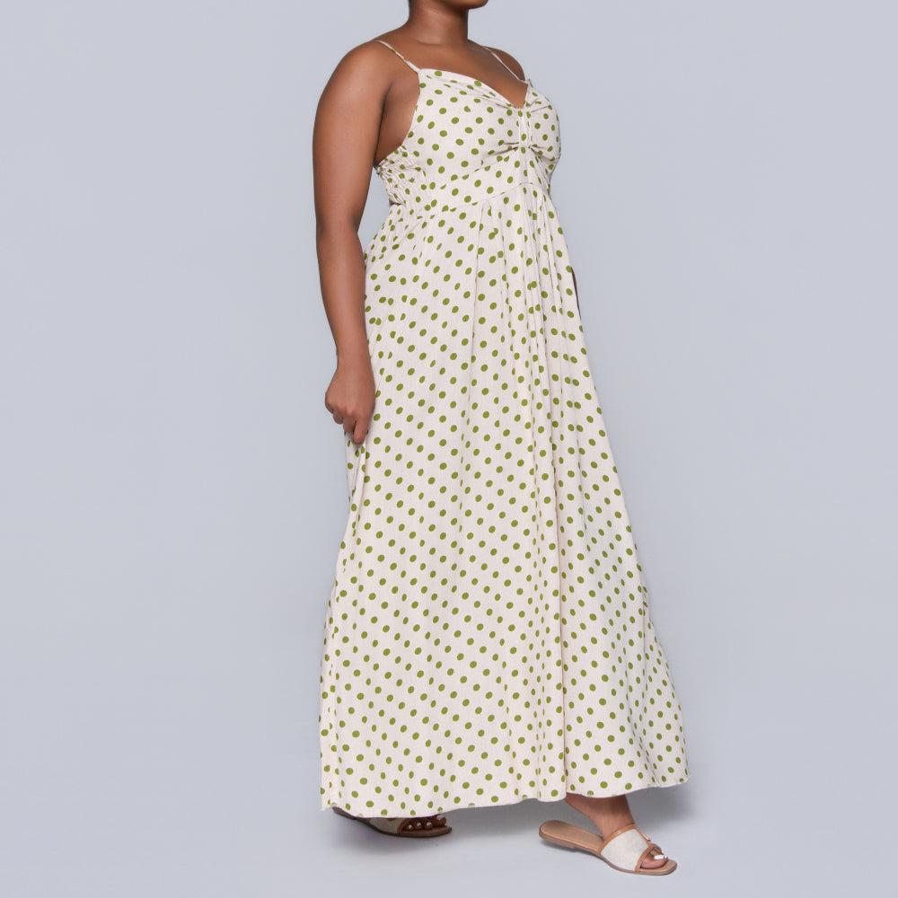 Printed Strappy Viscose Dress