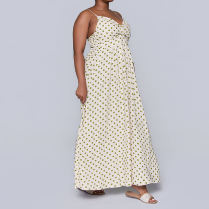 Printed Strappy Viscose Dress