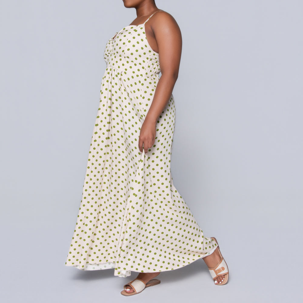 Printed Strappy Viscose Dress